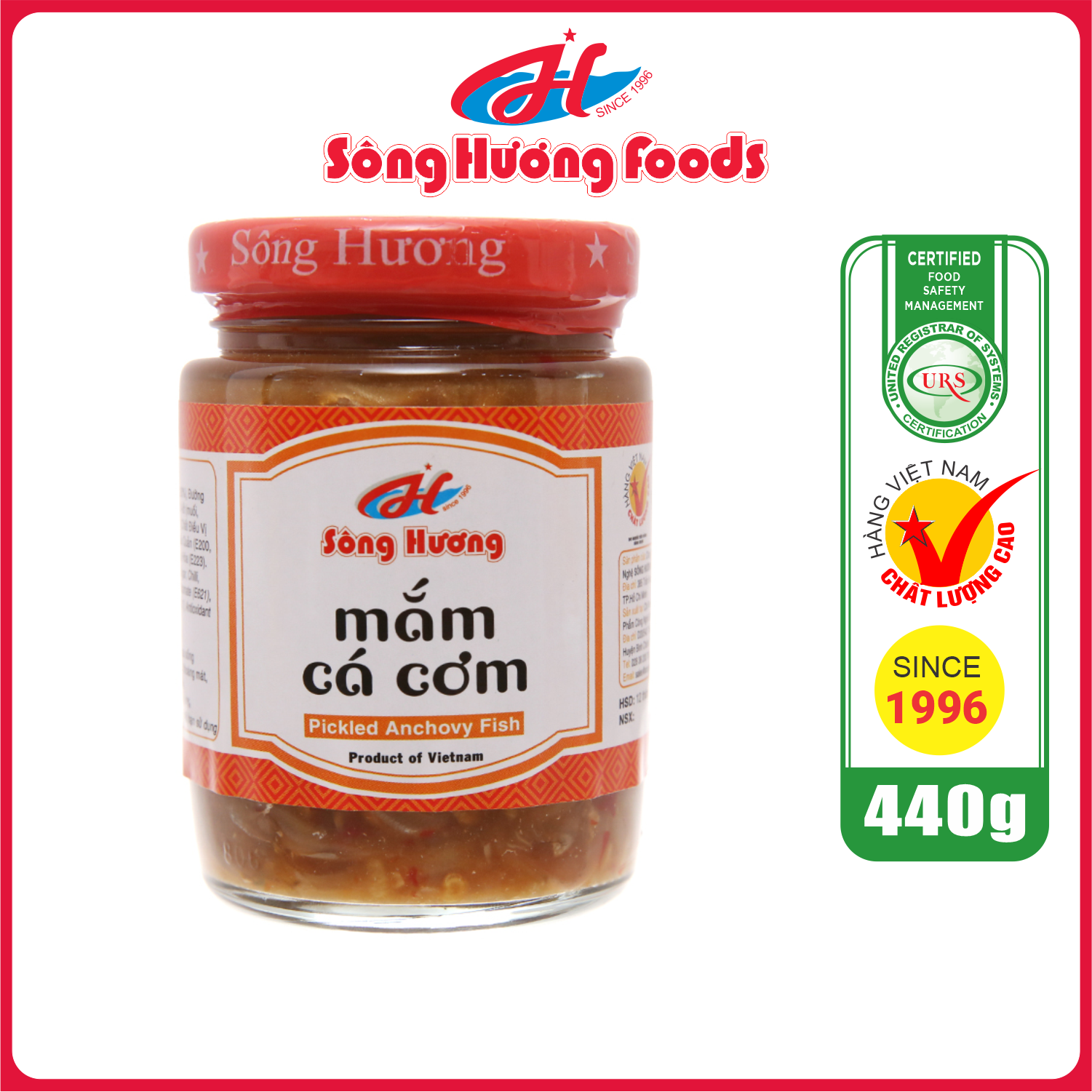 Mắm Nêm Cá Cơm Sông Hương Foods Hũ 440g