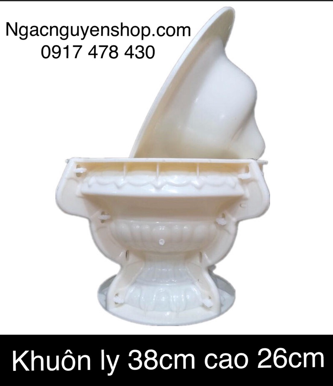 Combo 2 sản phẩm khuôn chậu ly 38 và ly 45