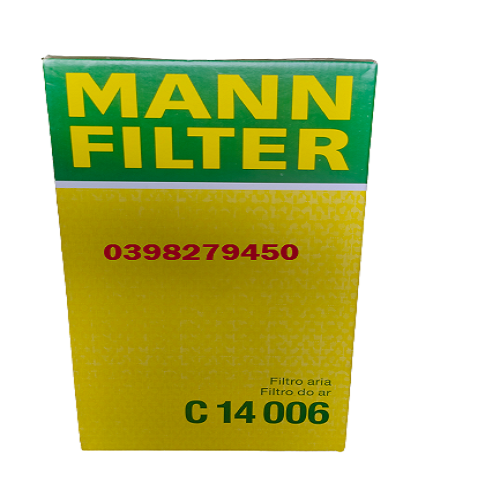 LỌC GIÓ ĐỘNG CƠ MANN FILTER CHO MERCEDES BENZ, NISSAN C14006 (MÃ: 274 094 00 04; A 274 094 00 04; 16546-HG00B; WA9785)