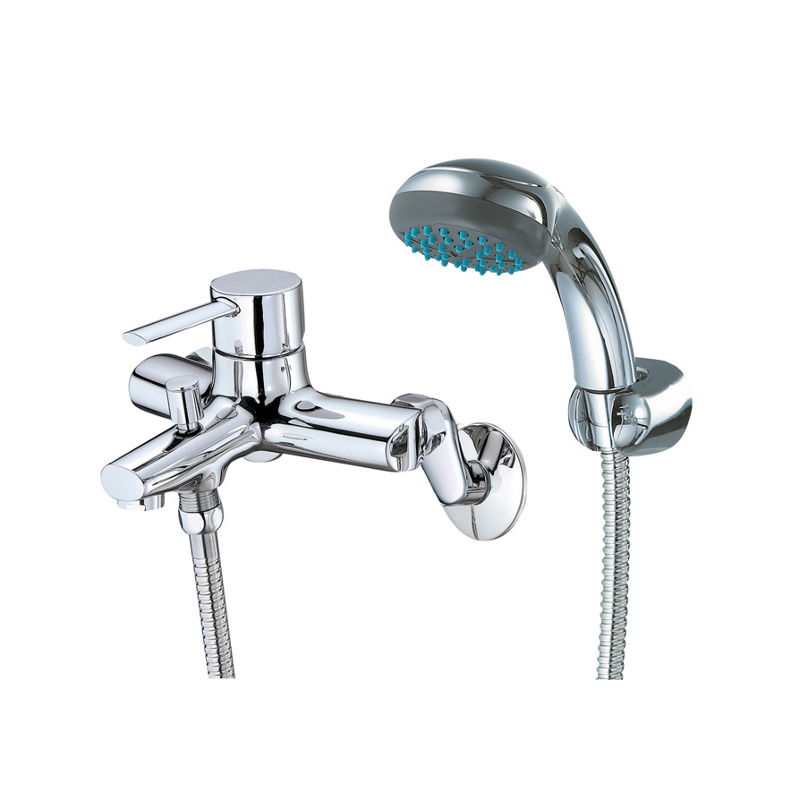 Vòi sen tắm nóng lạnh gắn tường tay sen ba chế độ Caesar S330C