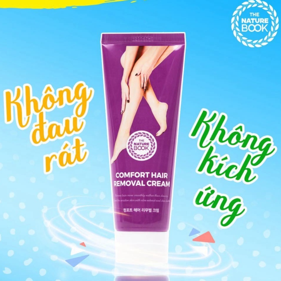 Kem Tẩy Lông The Nature Book Comfort Hair Removal Cream 100ml