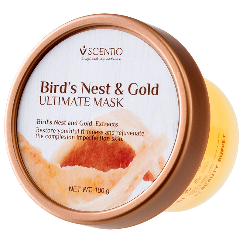 Mặt Nạ Trẻ Hóa Và Săn Chắc Da Từ Tổ Yến Và Vàng Scentio Bird's Nest &amp; Gold 100g