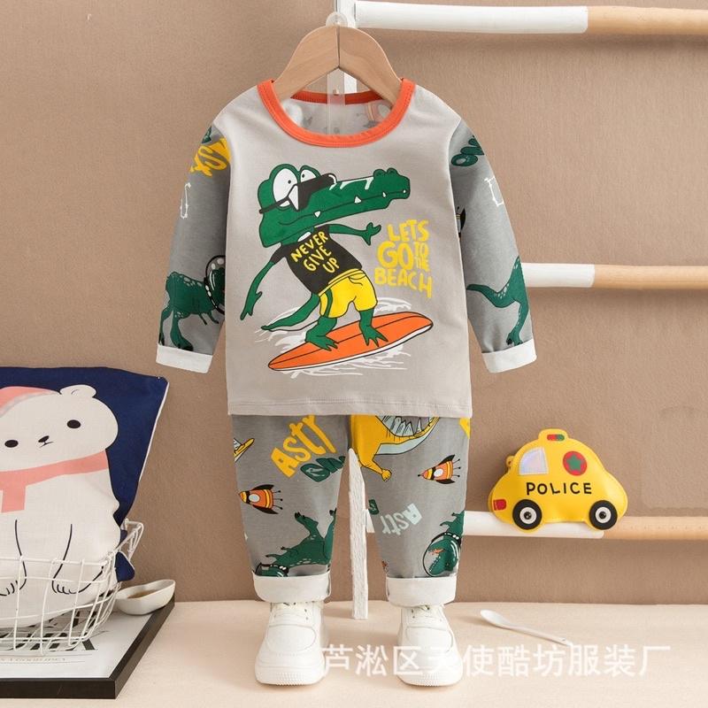 Bộ dài tay xuất hàn cho bé trai (sz 8-25kg