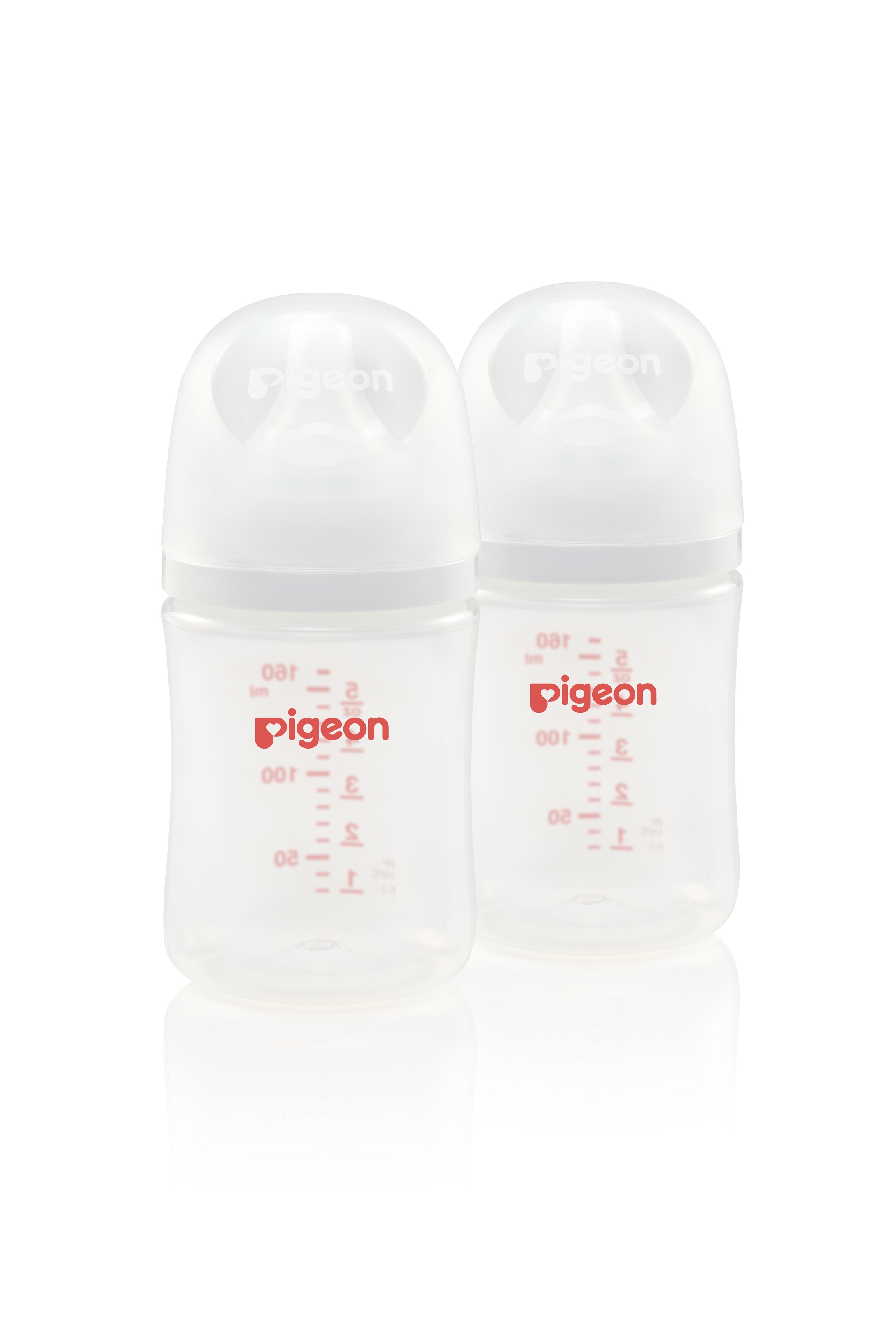 Bộ Đôi Bình sữa Softouch PP Plus Pigeon thế hệ III 160ml/240ml