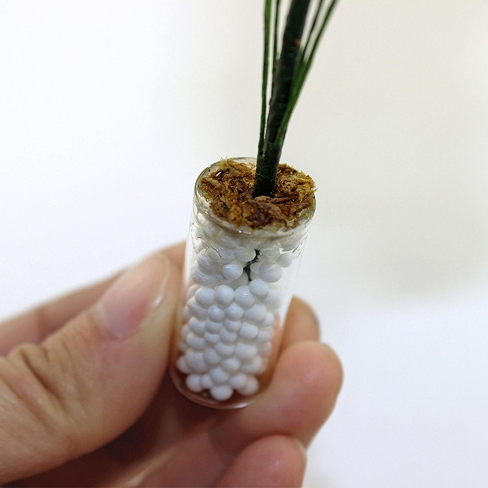 1:12 Scale Dollhouse Miniatures Potted Plants Banana Tree Ornament