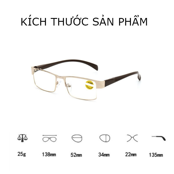 Kính lão thị viễn thị trung niên sẵn độ cực sáng và rõ