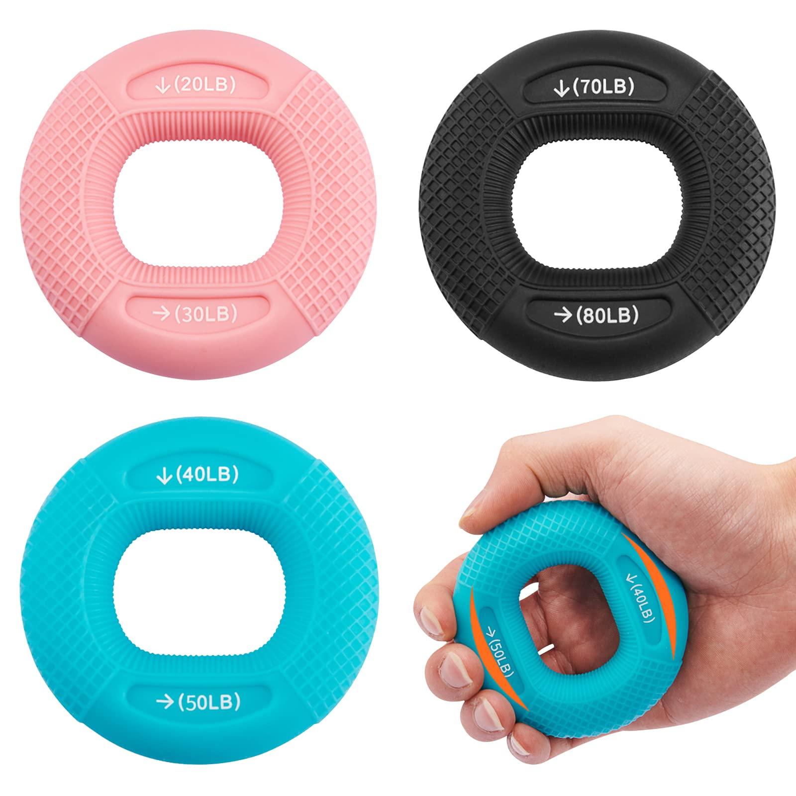 Bộ khuếch đại xử lý vòng silicon ba phần và huấn luyện viên tìm kiếm bằng tay để huấn luyện tay cầm ngón tay, tập thể dục, đào tạo thể thao