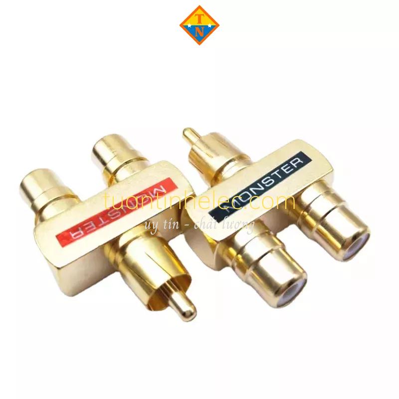 Đầu chia cổng âm thanh RCA 1 ra 2 loại tốt # phụ tùng âm thanh