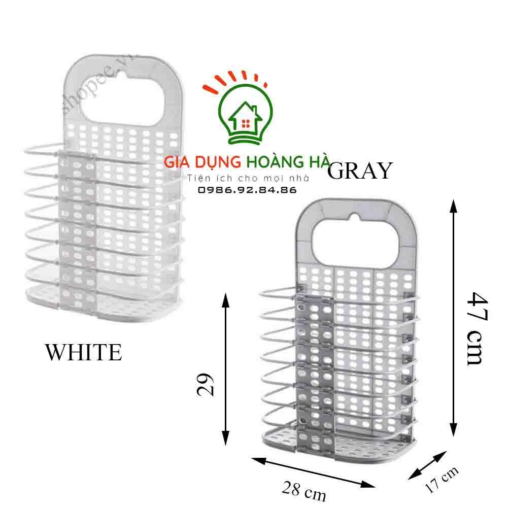 Giỏ đựng quần áo và đồ dùng thông minh treo tường có thể gấp gọn VIỆT NHẬT