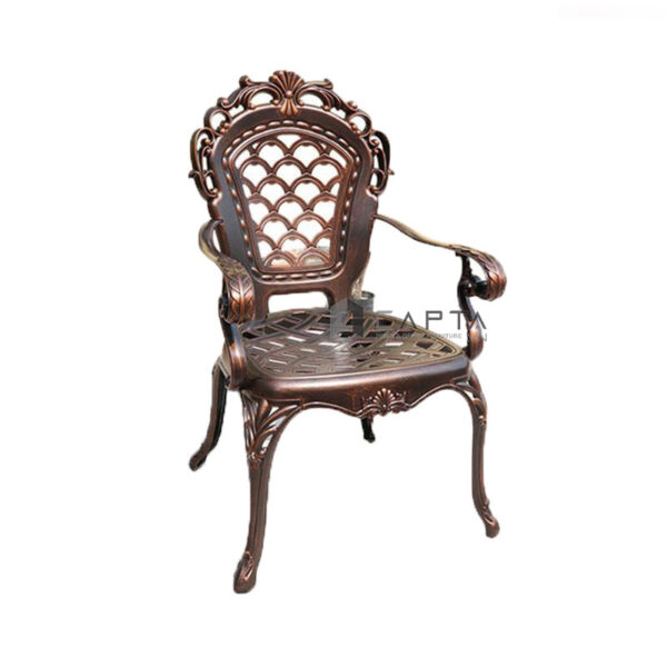 Bộ bàn ghế ngoài trời nhôm đúc 4 ghế nhập khẩu SL TE2003-78A / CC2021A Nội thất Capta