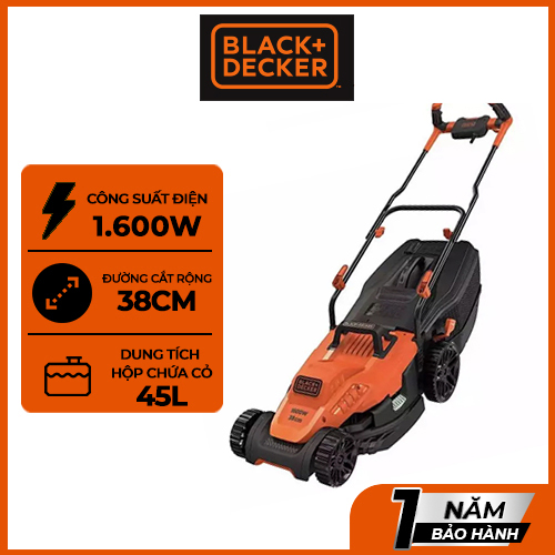 Máy cắt cỏ 1,600W Black&amp;Decker BEMW471BH-B1