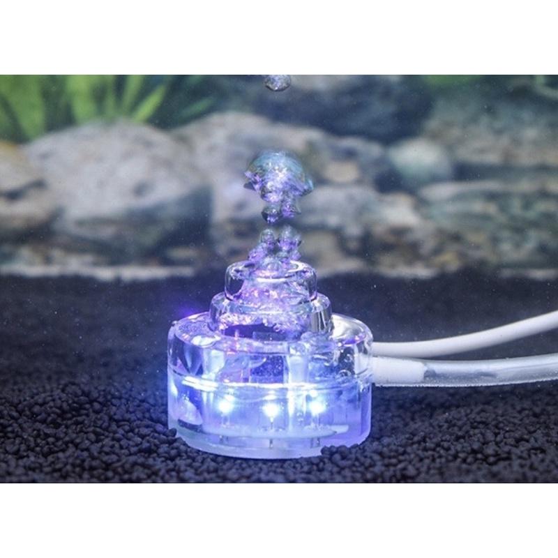 SỦI MINI CÓ ĐÈN LED ĐỔI MÀU CHO HỒ CÁ