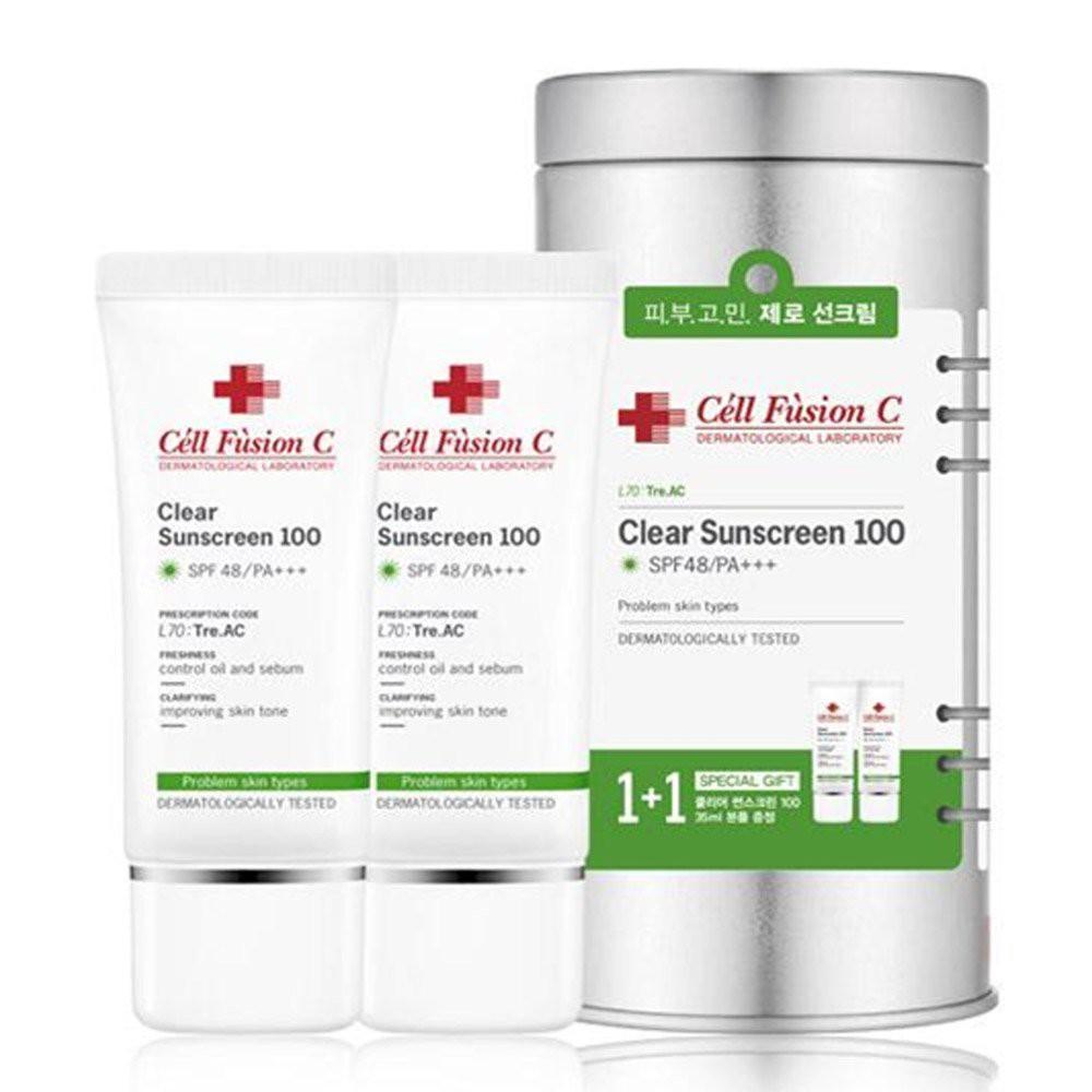 Kem Chống Nắng Dành Cho Da Dầu Cell Fusion C Clear Sunscreen 100 SPF 48/PA+++