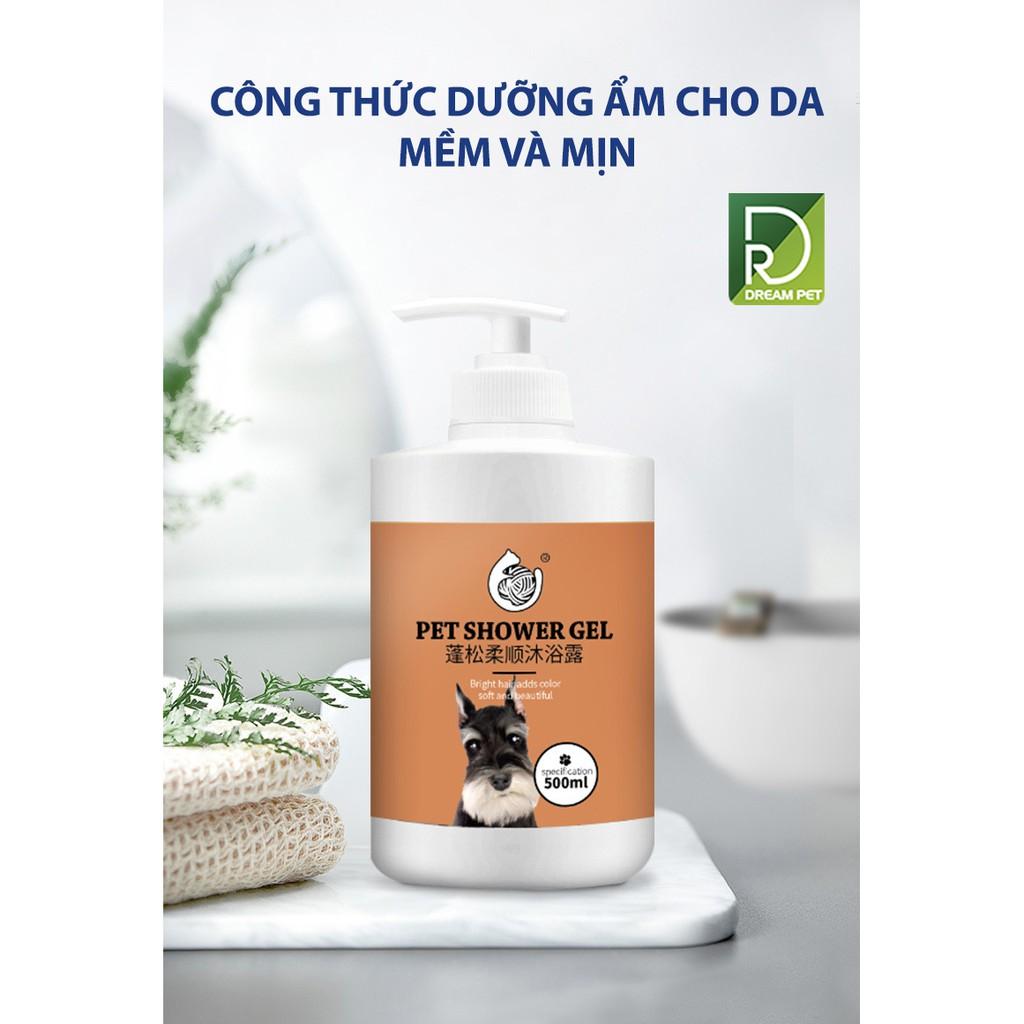 SỮA TẮM CHÓ MÈO CAO CẤP HƯƠNG ANH ĐÀO - HAIRBALL STARREN 500ML