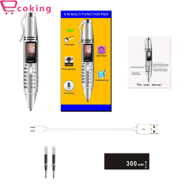 Điện thoại mini 2 SIM 2 SÓNG siêu nhỏ Ecoking,độc lạ hình cây bút,tích hợp đầy đủ các chức năng của chiếc smartphone như quay phim chụp hình kết nối bluetooth cổng cắm thẻ nhớ đèm led đài FM nhỏ gọn tiện lợi dễ dàng sử dụng