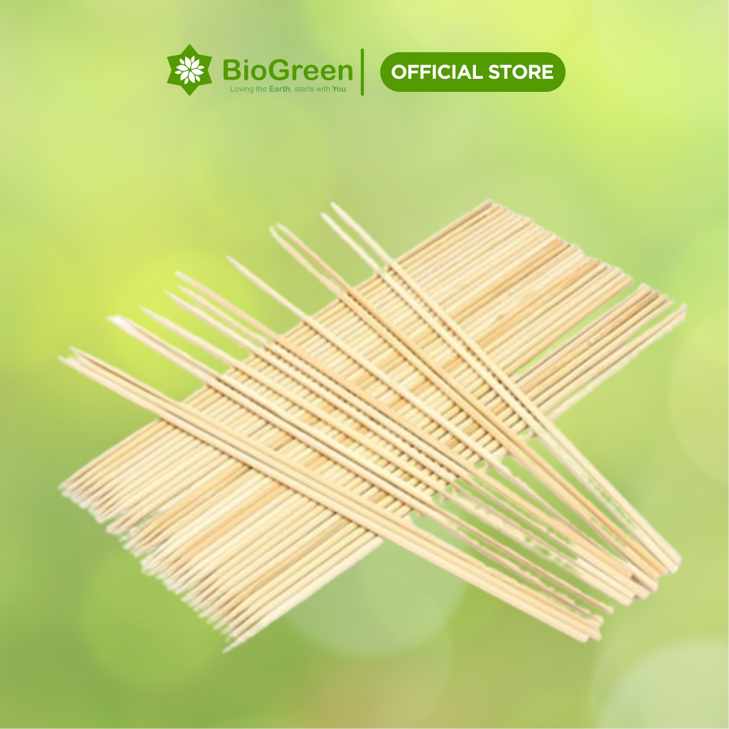Túi 500gr Tăm Xiên thực phẩm, que tăm tre xiên thịt nướng, xúc xích, cá viên chiên, khoai tây lốc xoáy dài 20cm