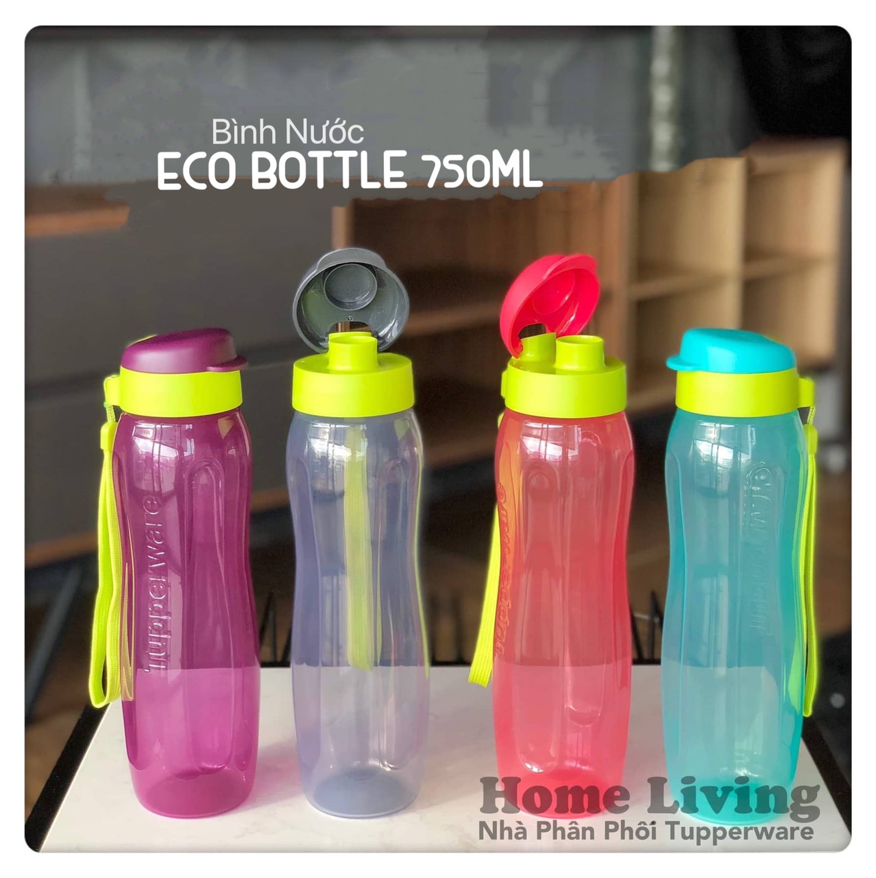 Bình Nước Tupperware Eco Gen II 750ml