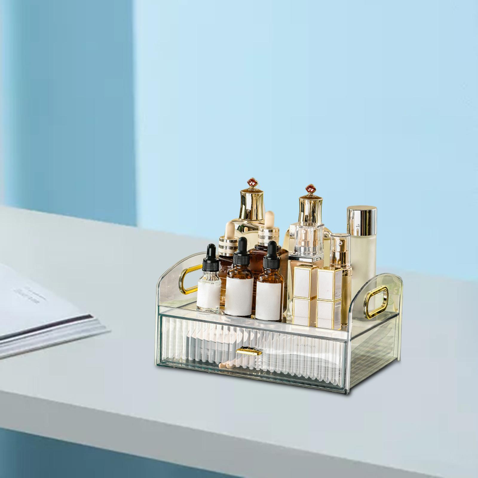 Makeup Storage Box Countertop Organizer Display for Lipstick Perfume Bedroom