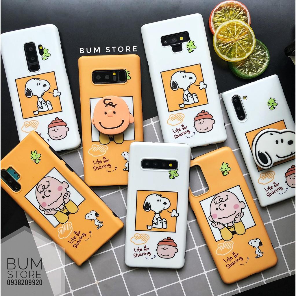 Ốp Lưng Dẻo SNOOPY Cho Dòng Samsung Galaxy Note 10 plus / Note 10 / S10 plus / S10 / Note 9 / Note 8 / S9 Plus