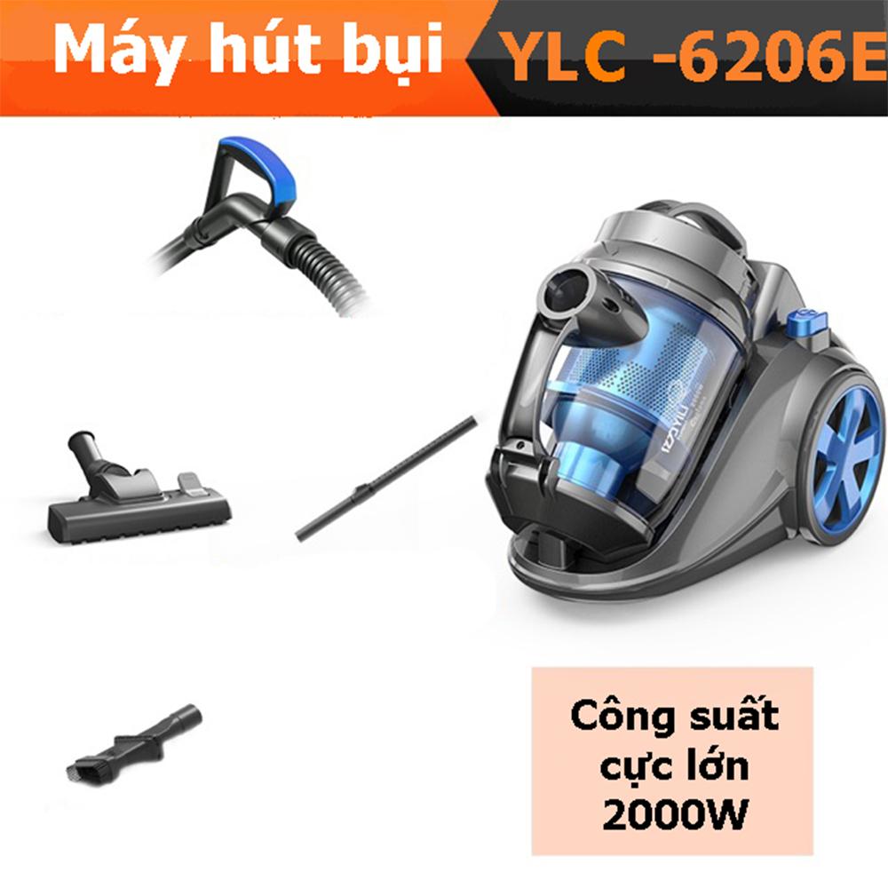 Máy Hút Bụi Gia Đình Cầm Tay Mini YILI YLC-6206E, Công Suất 2000W, Dung Tích 2.5 Lít – Hàng Chính Hãng