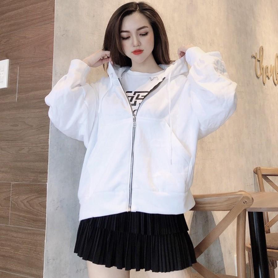 ÁO HOODIE - ÁO KHOÁC NỈ NGOẠI Tay Phồng