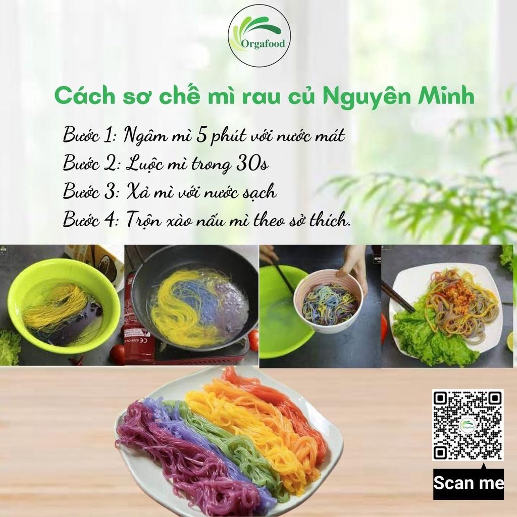 Bún Rau Củ -Mì Gạo Rau Củ Nguyên Minh mix 300gr - Dinh Dưỡng Từ Bột Gạo Và Bột Rau Củ,Cho Bé Ăn Dặm,Người Ăn Kiêng