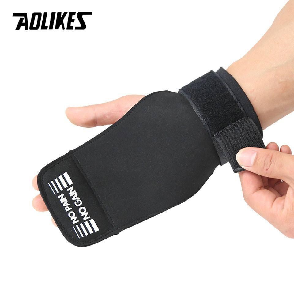 Găng Tay Tập GYM Lifting Grips Aolikes Pro Hở Mu Bàn Tay KINGDOM SPORT