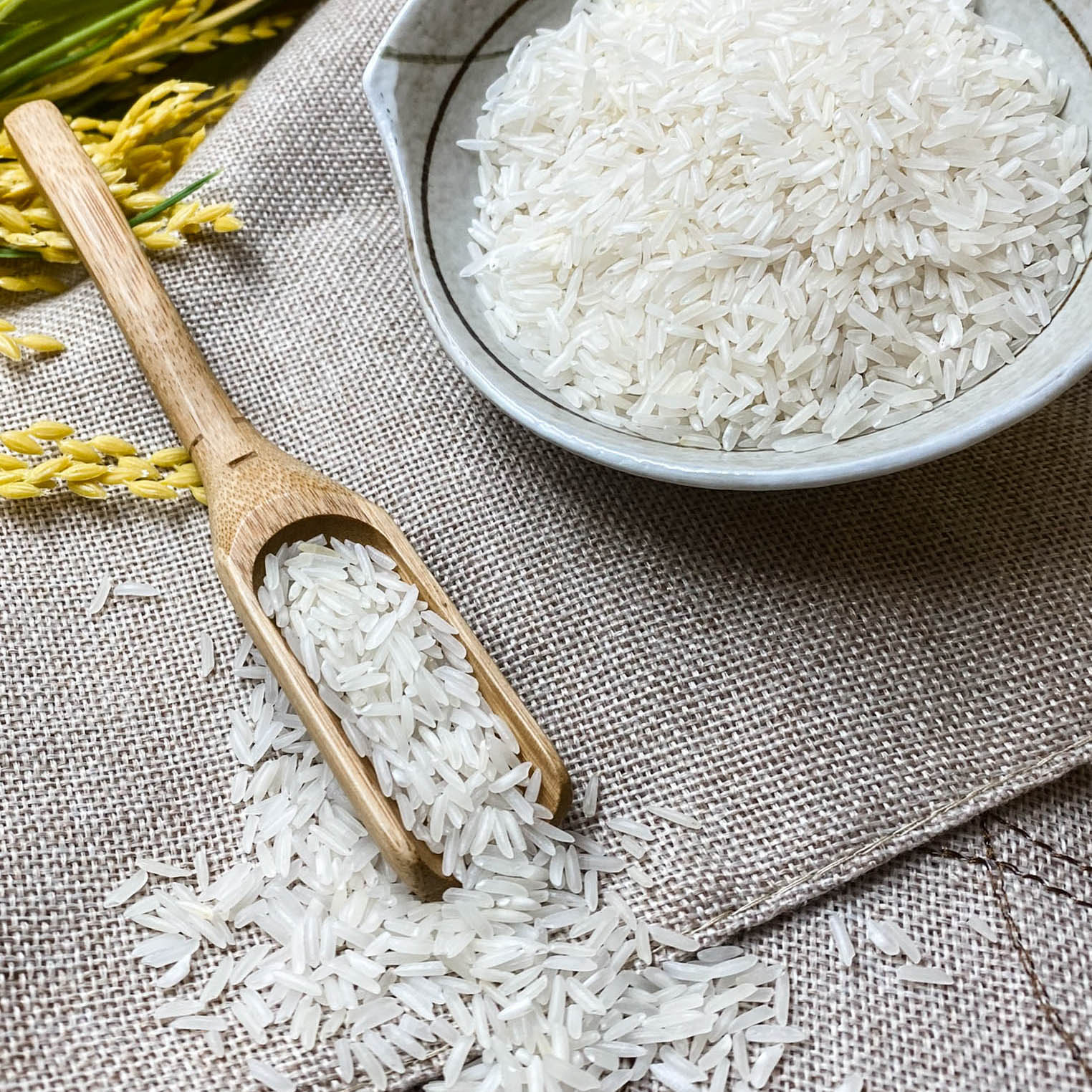 Gạo Hoa Lúa Đỏ - Túi 5kg - Dẻo mềm, vị ngọt đậm, thơm đặc trưng