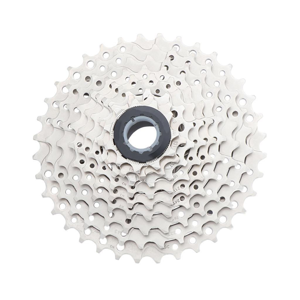 9 Speed Bike Freewheel Set Steel Bicycle Cassette Bicycle Replacement Accessory for Mountain Bikes Road Bike