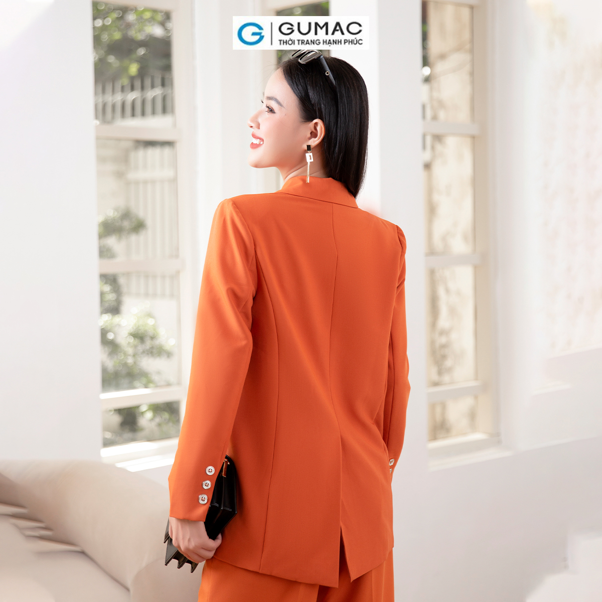 Áo Blazer dáng suông thời trang GUMAC AD10040