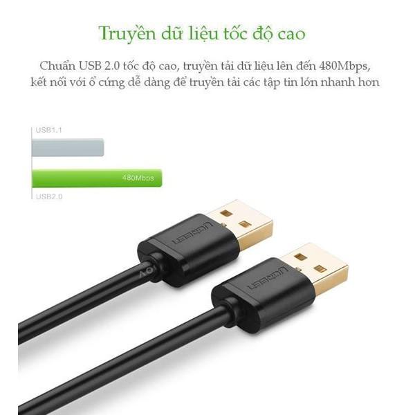 Cáp tín hiệu USB 2.0 dài 1m Ugreen 10309 - Hàng chính hãng