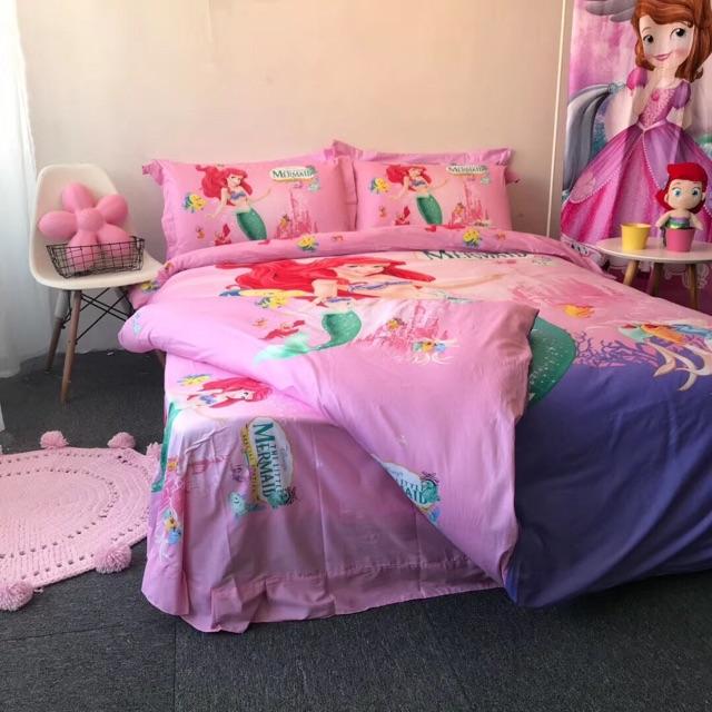 Set Cotton 3D Disney Hàng nhập khẩu cao cấp dành cho các bé set gồm 4 món