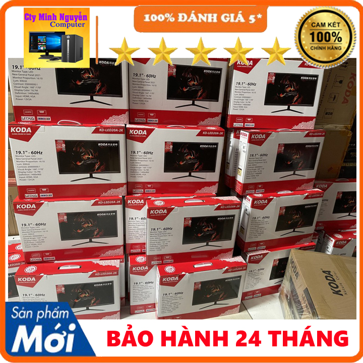 Màn hình máy tính 19in KODA KD-LED20A-2K - New Full Box - Hàng Chính Hãng