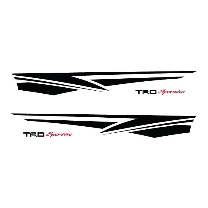 Tem xe ô tô, Decal trang trí Ô tô, tem xe Santa, xe SUV phong cách thể thao