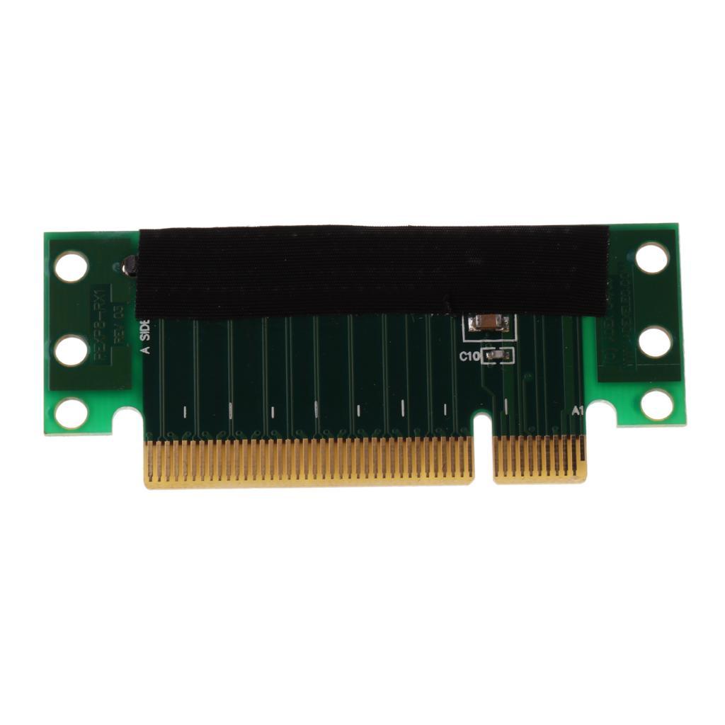 4Pcs PCIe 8X 90Degree Adapter Riser Card For 1U/2U Chassis