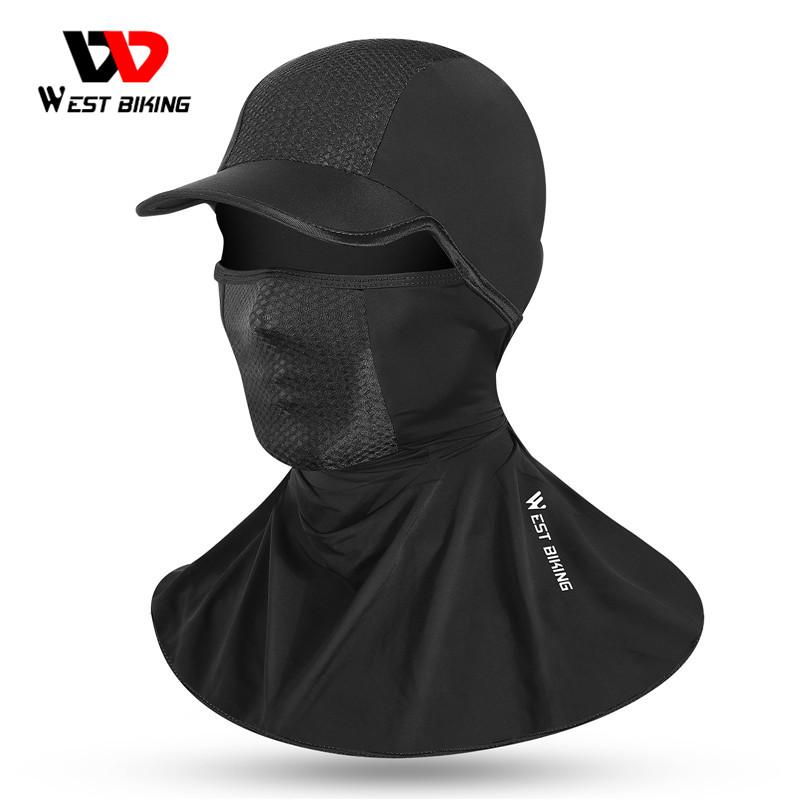 Tây Đạp Xe Mùa Hè Đi Xe Đạp Bộ Đội Nắng Chống Tia UV Bảo Vệ Bộ Thể Balo Nam Nữ Xe Đạp Xe Máy Lót Xe Đạp Nón