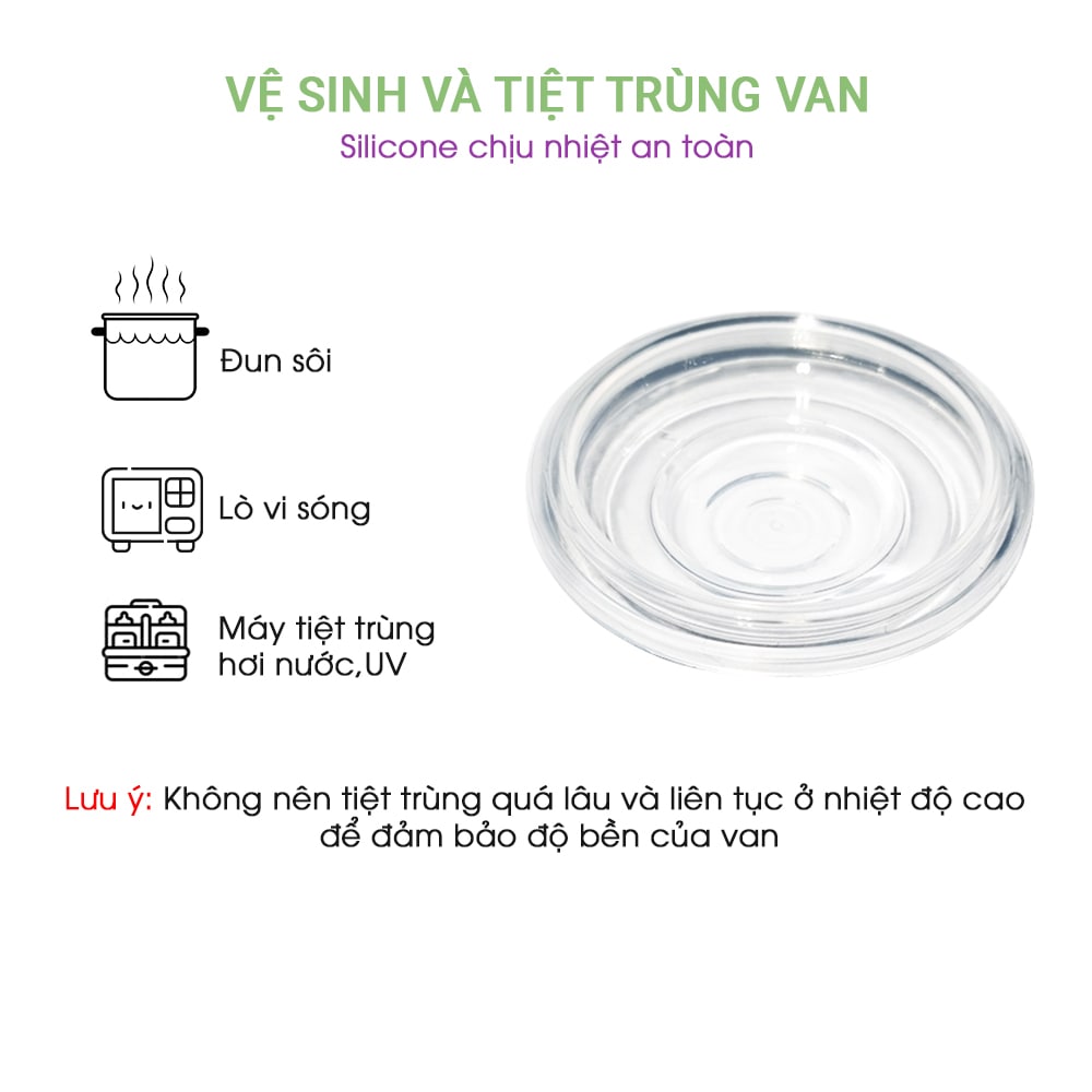 Van Chặn Sữa Máy Hút Sữa Không Dây Mama’s Choice Cloudie, Chất Liệu Silicone An Toàn Cho Mẹ và Bé (1 cái)