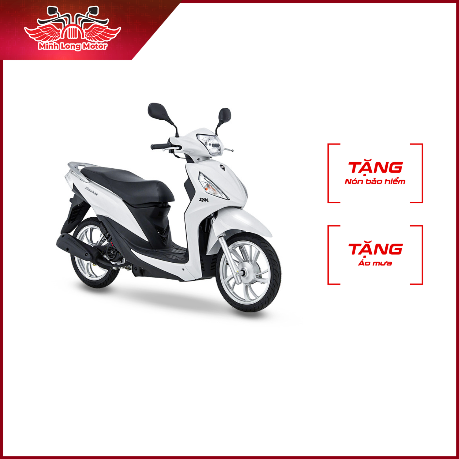 Xe Tay Ga Sym Shark 50cc