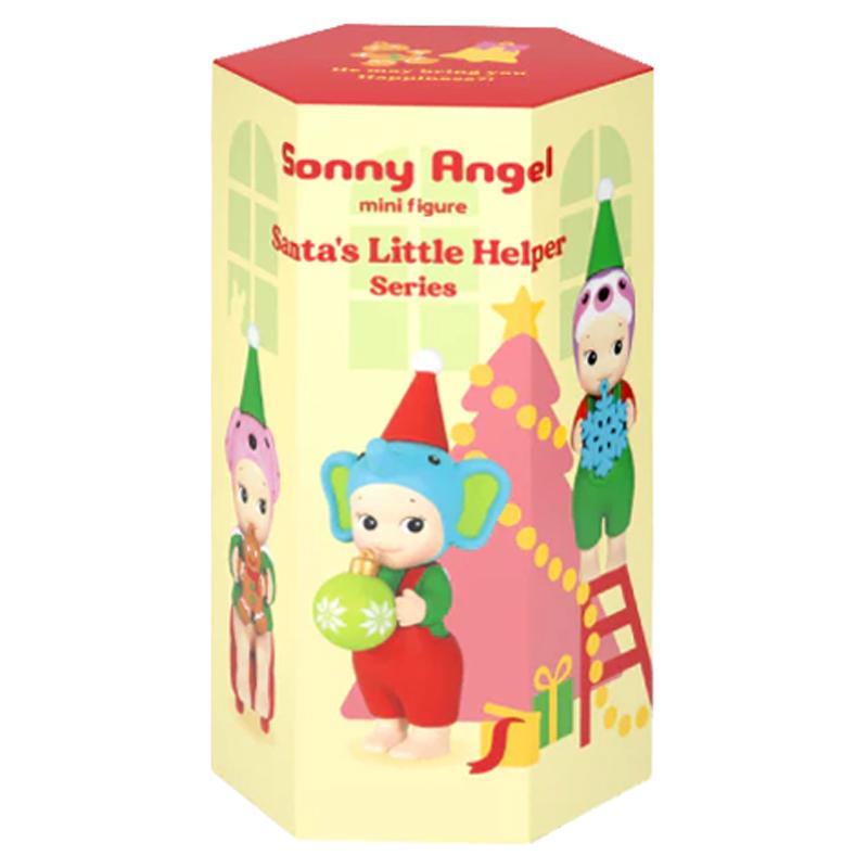 Blindbox Mô Hình Trang Trí Mini - Sonny Angel - Santa's Little Helper Series - Smiski