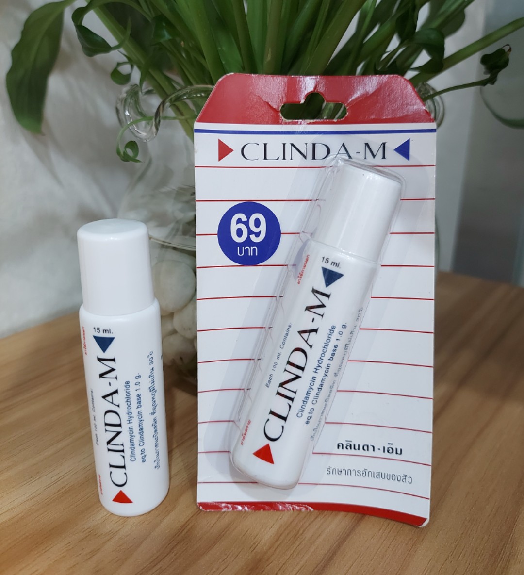 Gel mụn Clinda-M Thái Lan 15ml đẩy nhân mụn lên nhanh , giảm mụn