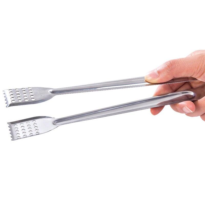Kitchen Food Toong Tool Set Heat Bread Tong Stainless Steel Salad BBQ Cooking Food Serving Utensil Tongs Bead Clip