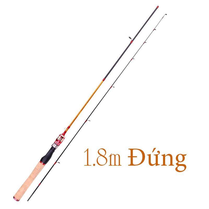 Cần câu lure UL 1.8 mét ngọn mềm đặc rất dẻo và khỏe - Chuyên câu cá suối, cá cháp