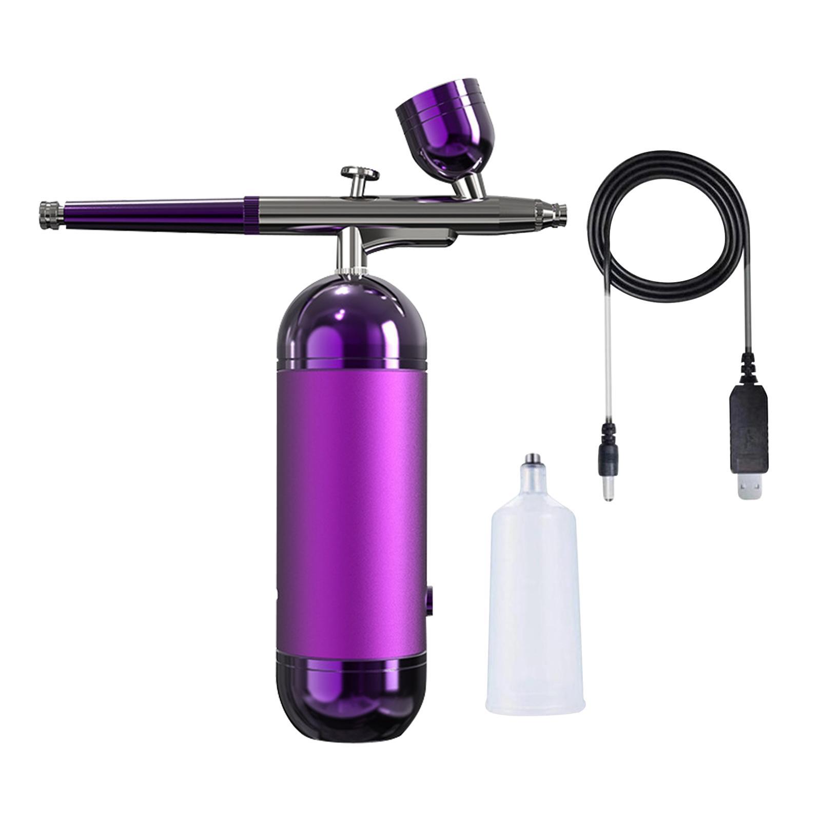 Airbrush Kit Brush Pen Portable for Art Drawing Manicure Makeup Long