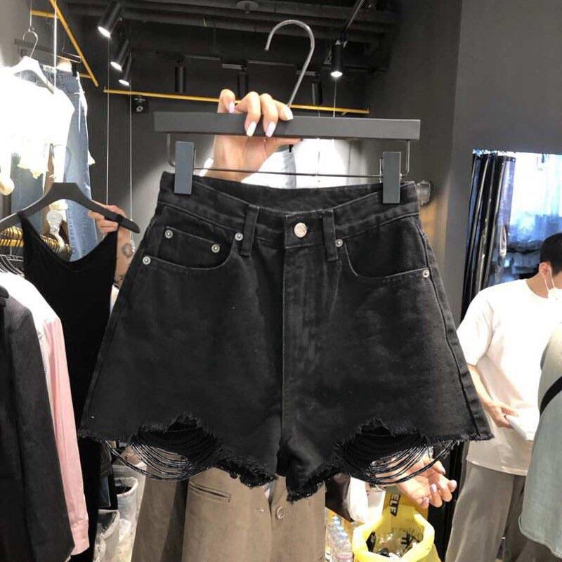 Quần sóc jeans nữ rách 1 cúc mẫu mới về 2022 hàng Quảng Châu mã #852