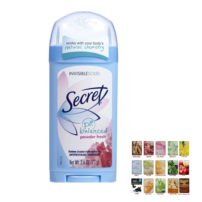 LĂN KHỬ MÙI NỮ SECRET 73GR ( Được Mask 3W Clinic )