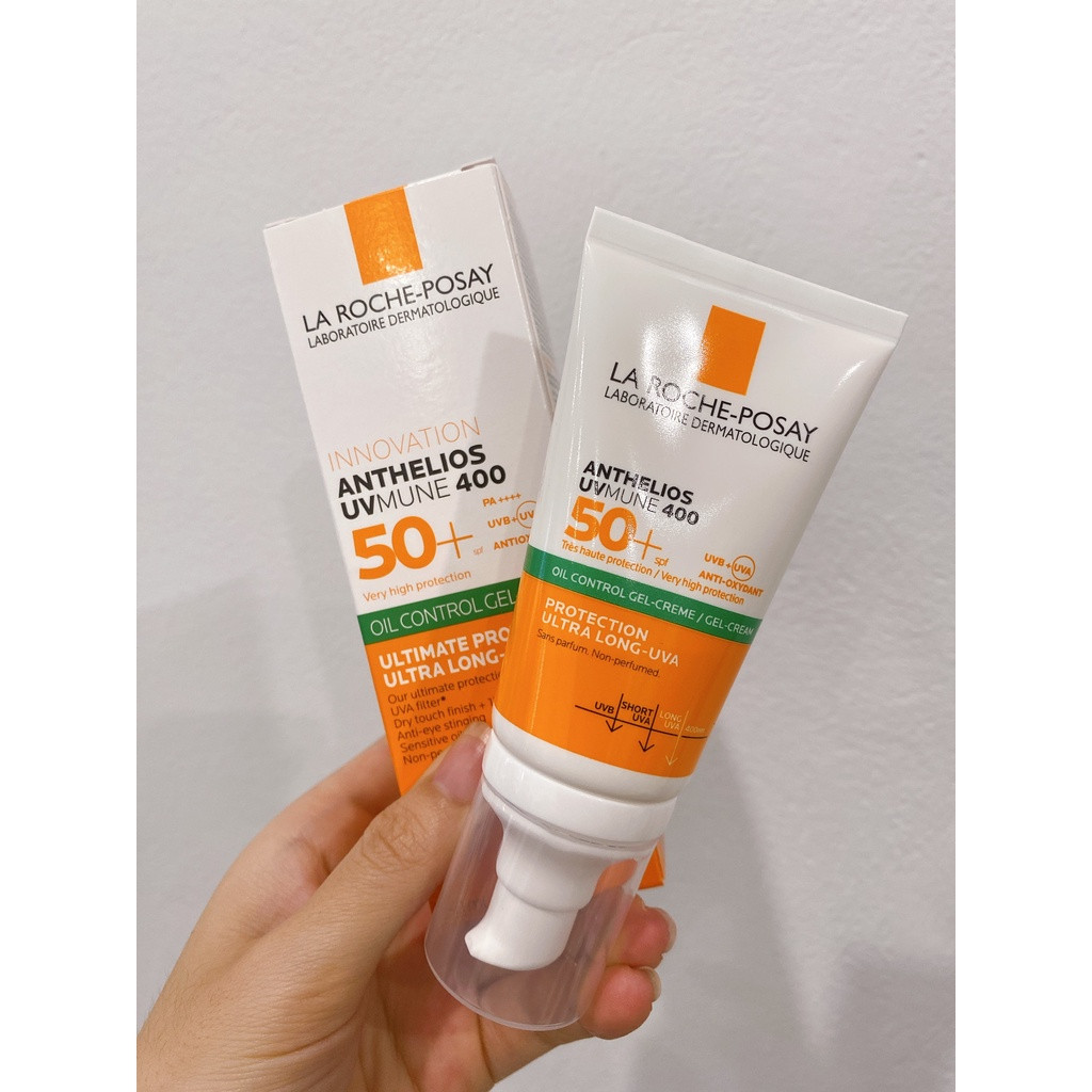 Kem chống nắng La Roche Posay Anthelios AVMUNE 400 Gel Cream SPF 50+ cho da dầu 50mL