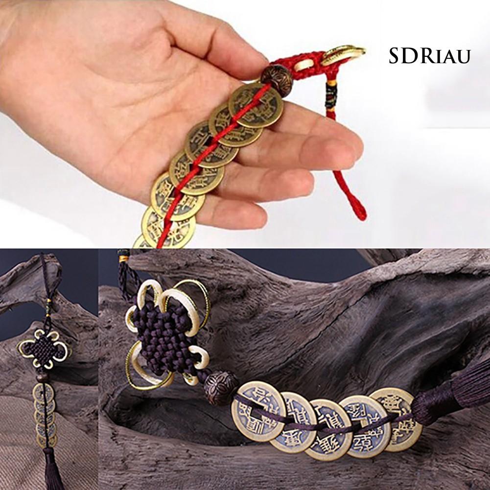 Phụ Kiện Treo Trang Trí Xe Ô Tô Hình Đồng Xu May Mắn