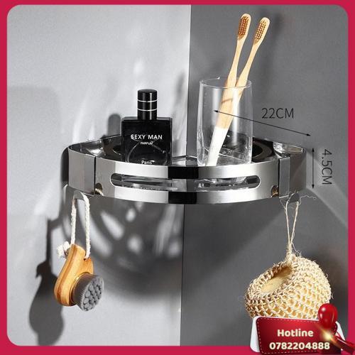Kệ Góc Phòng Tắm Loại Inox Cao Cấp 304 Cực Kì Sang Trọng- Pt03 - Miễn Phí Vận Chuyển