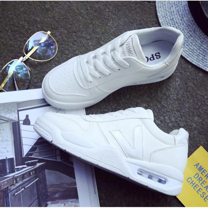 Giày sneaker thể thao phối dây cho nữ