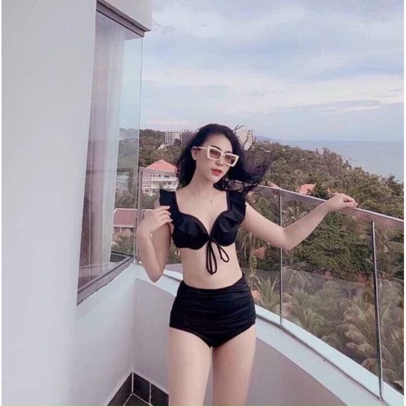 Bikini gọng cánh tiên, quần lưng cao che khuyết điểm